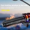 12V Molded Grips 5-Gear Adjustable Temperature USB-C Motorcycle Hot Grip 22mm Motorbike Scooter Electric Heated Grips Anti Slip