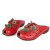 Summer Fashion Women Shoes Genuine Leather Sandals Slides Retro Flowers Closed Toe Female Loafers Flats Shoes Sandalias WSH3366