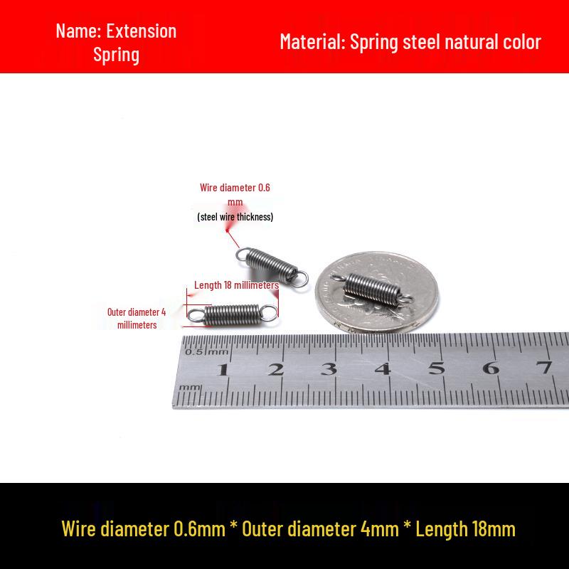 Stainless Steel Spring Hook for Microwave Oven Handle, Wire Diameter 0.6/0.7
