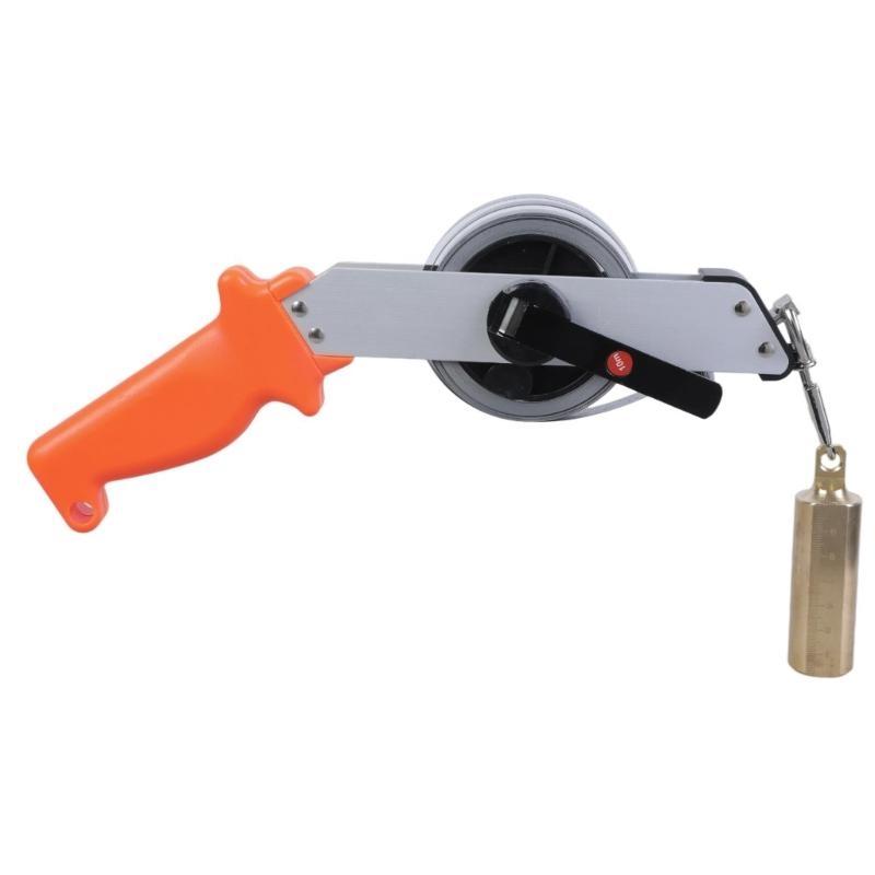 652F Oil Gauging Tape Brass Plumbs Bob Accurate Measurements Double side Scale Measuring Tool for Industrial Applications