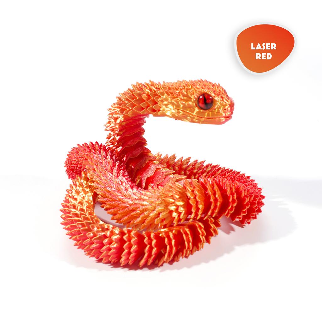3D Printed Animals Snake Toys Magic 3D Printed Animals Flexible Snake Fidget Toy Desktop Pet Articulated Snake Collectibles