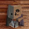 Women's Long Sleeve Halloween Print Crewneck Knit Pullover Sweater for Casual Daily Wear