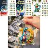 Colorful Acrylic Alphabet Letters Car Hanging Ornament For Christmas Home Decoration