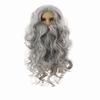 Long Curly Hair Santa Claus Beard Wig Full Set Beard And Wig Set Santa Beard Wig  Cosplay Santa