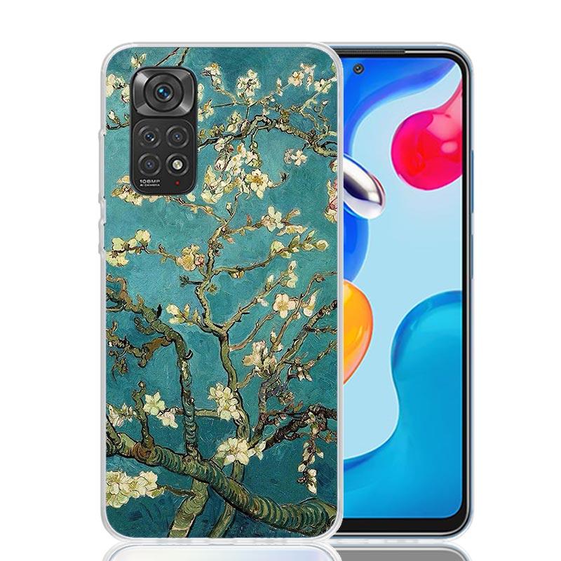 Van Gogh Oil Art Painting Case Phone Cover for Xiaomi Redmi Note 14 13 12S 12 11S 11 11T 11E 10S 10 Pro Plus 5G Trend Fundas Not