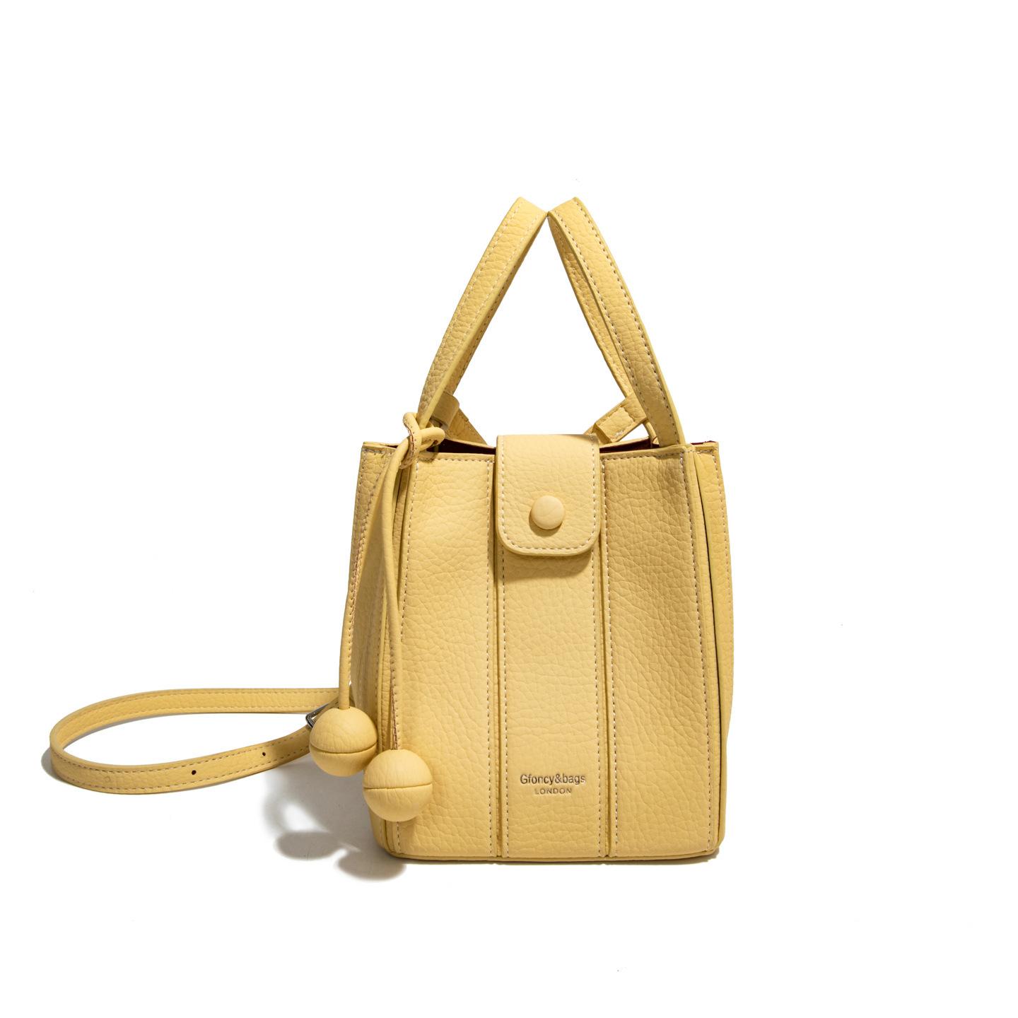 

Bucket Bag for Women, Casual and Practical, Stylish and Single-shoulder Crossbody Bag жёлтый