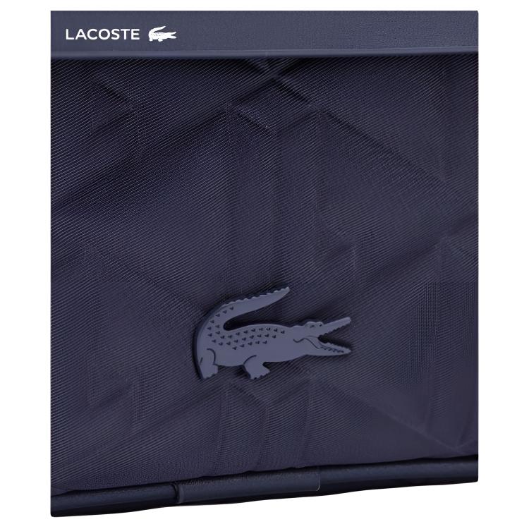 Lacoste Einfarbige Reißverschluss-Umhängetasche Herren-Schultertasche Dunkelblau Grau NH5285BG
