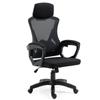 Office Chairs Fortia Ergonomic Office Desk Chair Height Adjustable Lumbar Support Mesh Fabric Headrest Black