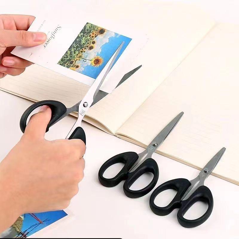 Large Durable Stainless Steel Scissors for Cutting Thread and Paper - Ideal for Home, Office, or School Use