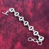 Morganite 925 Solid Sterling Silver Bracelet, Handmade Gemstone Bracelet Jewelry, Gifts For Wife Brand New Bracelet