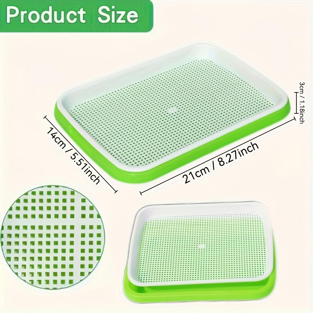 Bean sprout germination tray, sprout seedling cultivation tray, hydroponic vegetable cultivation equipment (including grid+base)