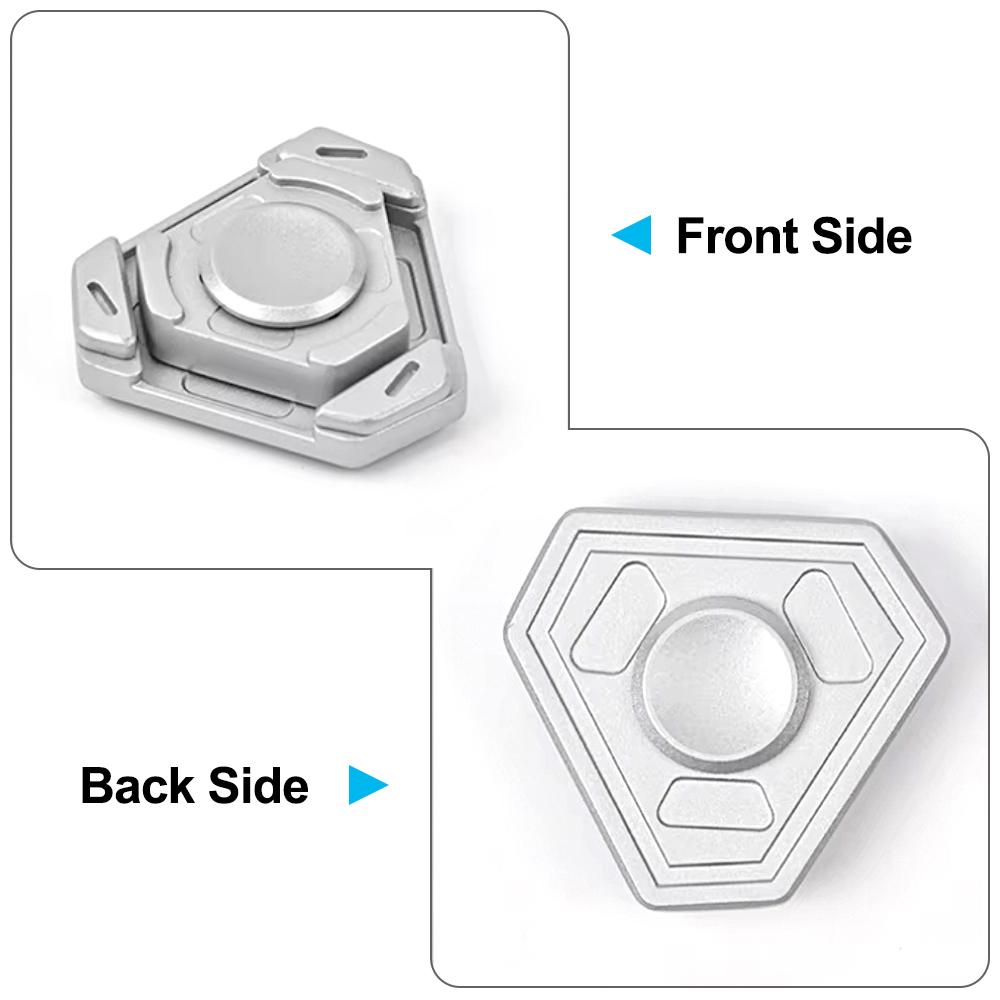 Edc Fingertip Slider Perpetual Motion Gyroscope Fingertip Toys Pressure Reducing Gyroscope Metal Slider Finger Push Rotator