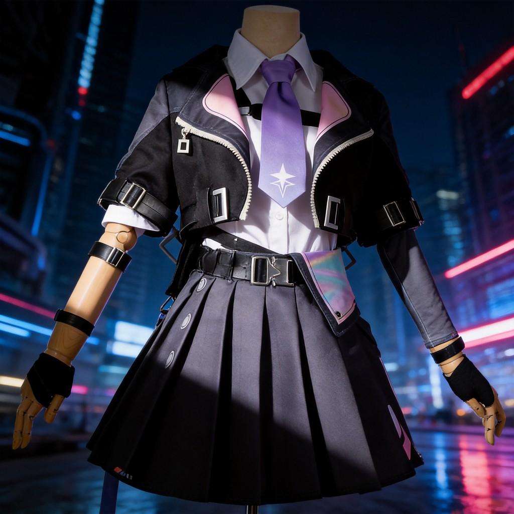 Neverness To Evernessgame Theme Cosplay Costume With Polyester Fabric For Anime And Gaming Fans
