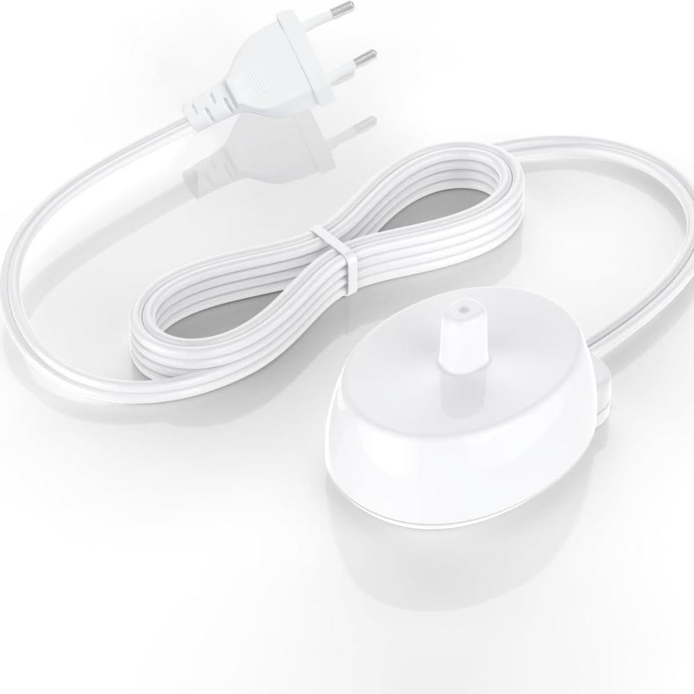 

Charger for Electric Toothbrush Model 3757, Compatible 3757 iO 4n/ 5n/ iO 6/ Pro 600/650/2 2500/ Pro 3 390ON/ Vitality/Smart 4 4500/6 6000N/ Genius