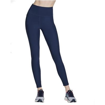 Skechers GO Flex Rib Fl HW Legging, Womens Navy Leggings