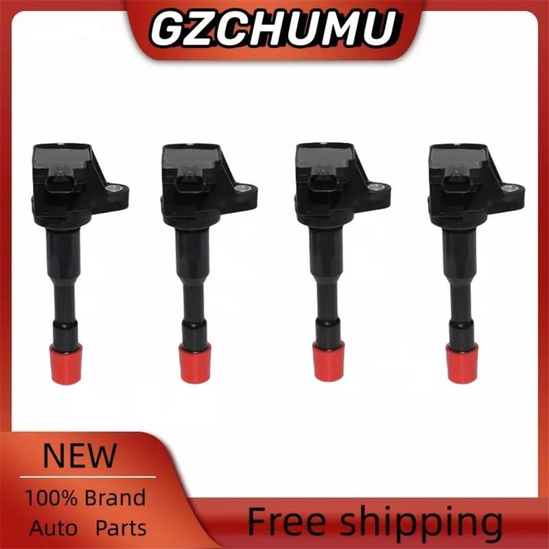 New Set of 4 Ignition Coils CM11-108 for 2003-2011 Honda Civic Hybrid 1.3L UF374