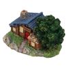 Landscape House Figurine Resin Village Hut Ornament Bonsai Decoration for Home Gardening