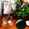 200ml  High-end Yixing Purple Clay Teapots Famous Hand-carved Tea Pot Kettle Chinese Handmade Raw Ore Pea Green Mud Zisha Teaset