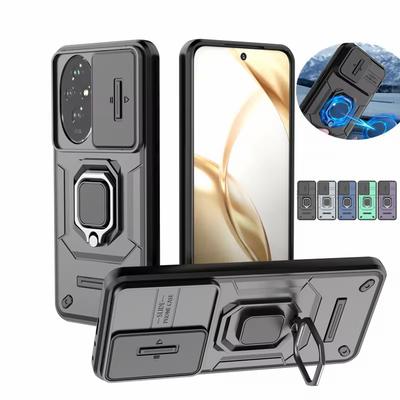Shockproof Armor Magnetic Car Holder Ring Case For Honor 200 Lite Honor200 Pro Lens Protect Cover For Honor 200 Pro