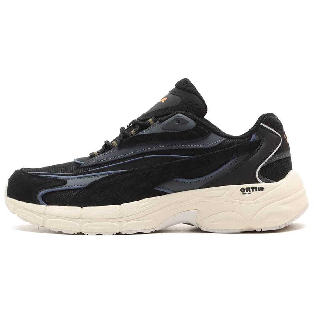 Puma Teveris Nitro Comfortable Versatile Shock Absorbing Low Top Casual Shoes Unisex sneaker Black 392909-01 44.5