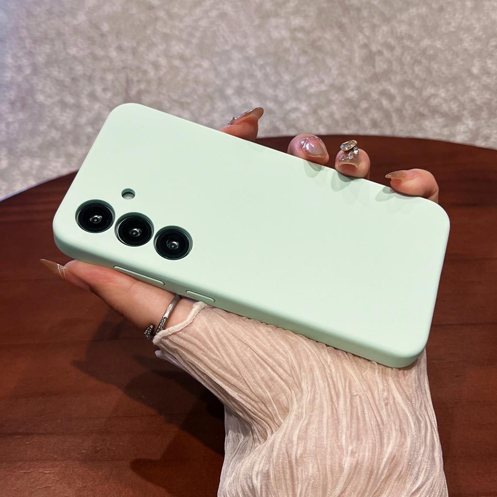 Geeignet für Samsung S25 Magnetische Saug Handyhülle Flüssiges Silikon S25ultra Objektiv Vollabdeckung Anti-Fall Schutzhülle für Männer und Frauen