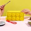 Creative Building Block Shaped Handbag Pen Storage Bag With Rope Portable Stationery Organizer Pencil Case Sundries Organizer