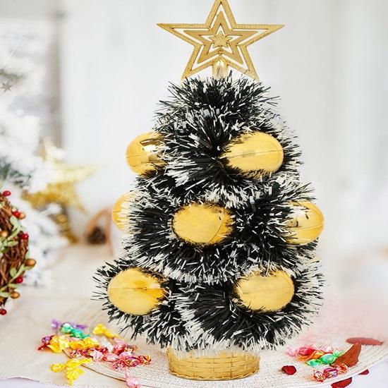 

Рождественская елка с украшением для столешницы Офисный стол Маленькая искусственная рождественская елка со звездным топпером Украшения Реквизит 1 фут Предметы для дома