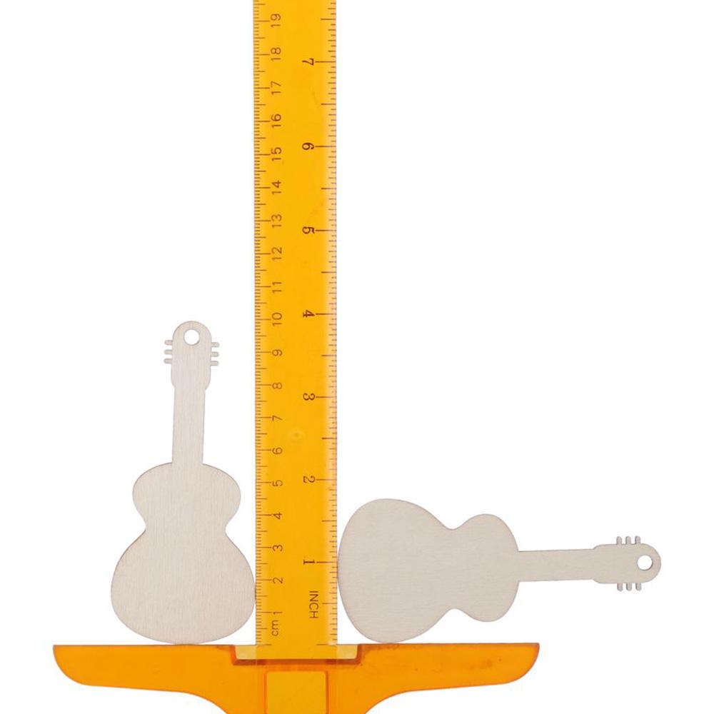 20pcs with Hanging Hole Unfinished Cutouts Guitar Shaped Gift Tags  for Home Party Decor
