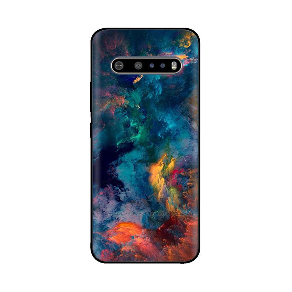 Für LG V60 ThinQ Hülle 6,8" Weiches Silikon TPU Handyhülle Funda Für LG V60 ThinQ 5G V 60 Rückseite lgV60 ThinQ coque Bumper Schale