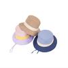 Summer Sun Hat Sunshade Baby Boy Girl Wide Brim Panama Hiking Hat Adjustable Windproof Outdoor Travel Beach Toddler Bucket Hat