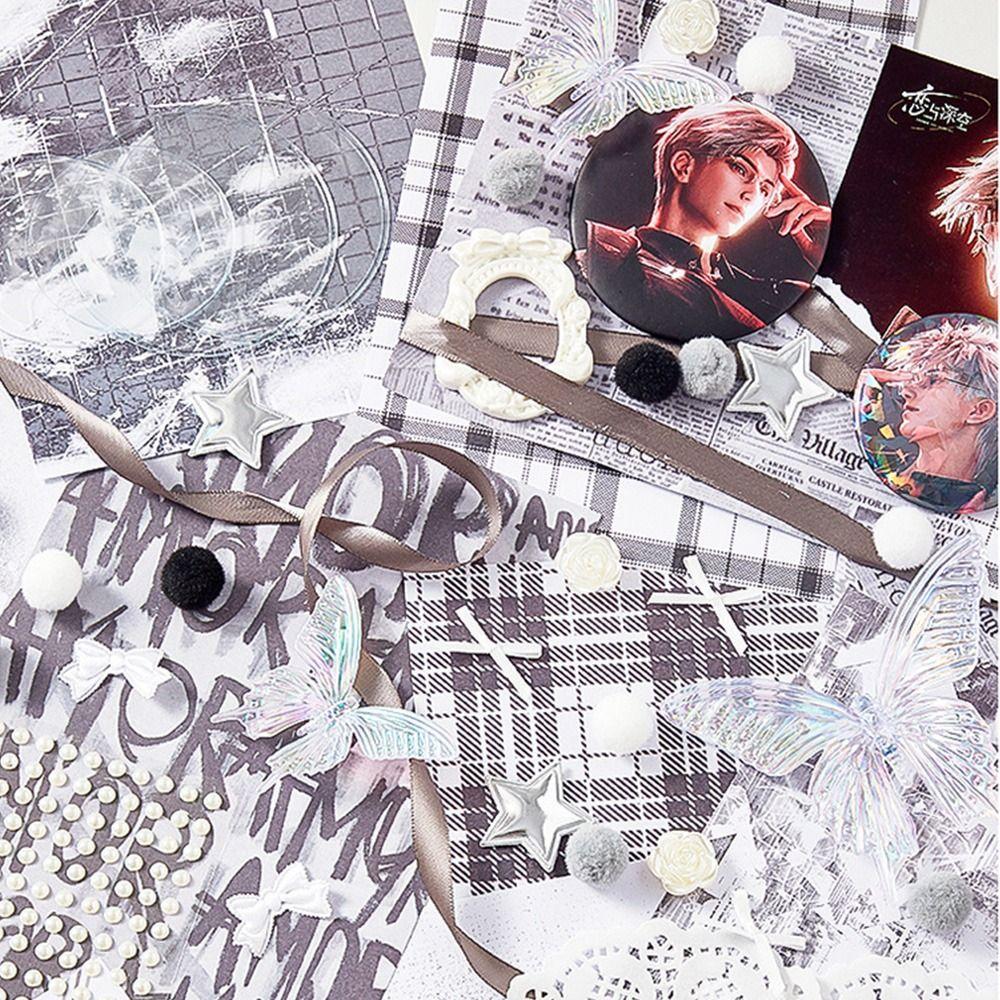 Chinese Style DIY Itabag Insert Material Multicolor Butterfly Pearl Rose DIY Decorative Material Pack Star Balls Bowknots