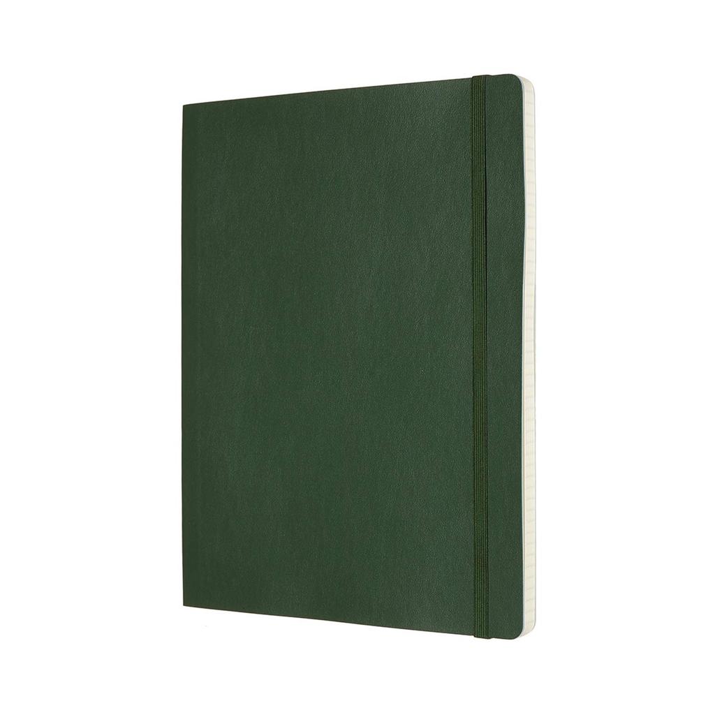Moleskine Notebook Classic Notebook Soft Cover Grid XL Size Wide X 25cm Myrtle Green QP622K15 (19cm Long)