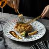 Nordic Plate Tableware, Simple And Creative Western Plate, Pasta Plate, Western Dessert Plate, Personalized Restaurant, Plate