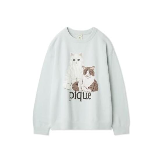[Gelato Pique] Airy Mococat Jacquard Pullover PWNT261033