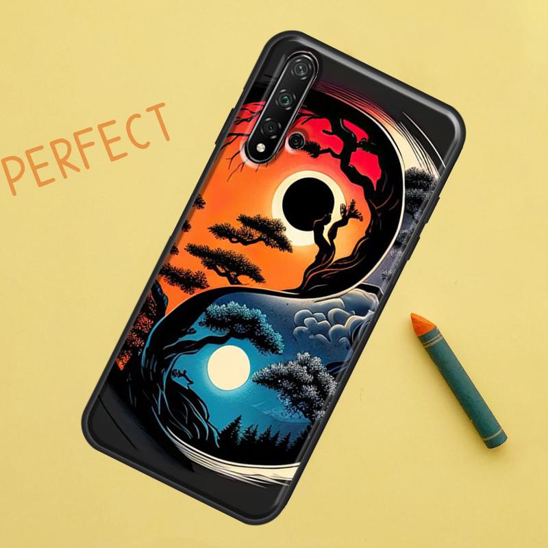 Acht Trigramme Taiji Yin Yang Für Huawei Nova 10 9 SE 11 Pro 12i 11i 8i Y60 Y70 Y90 Y61 Y91 Y72 Y73 P20 P40 P30 Lite Hülle