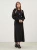 Mira Owen Amesuri Knit Narrow Dress 09WNO251172BLK1