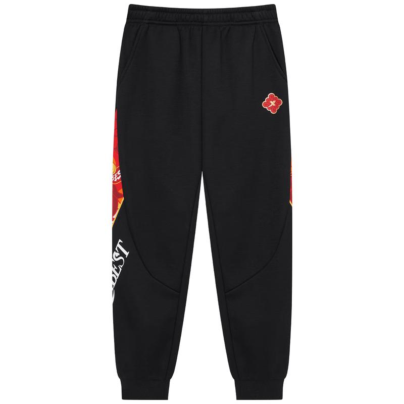 Xtep Kids  Chinese New Year Winged Horse Fleece Jogger Pants 120