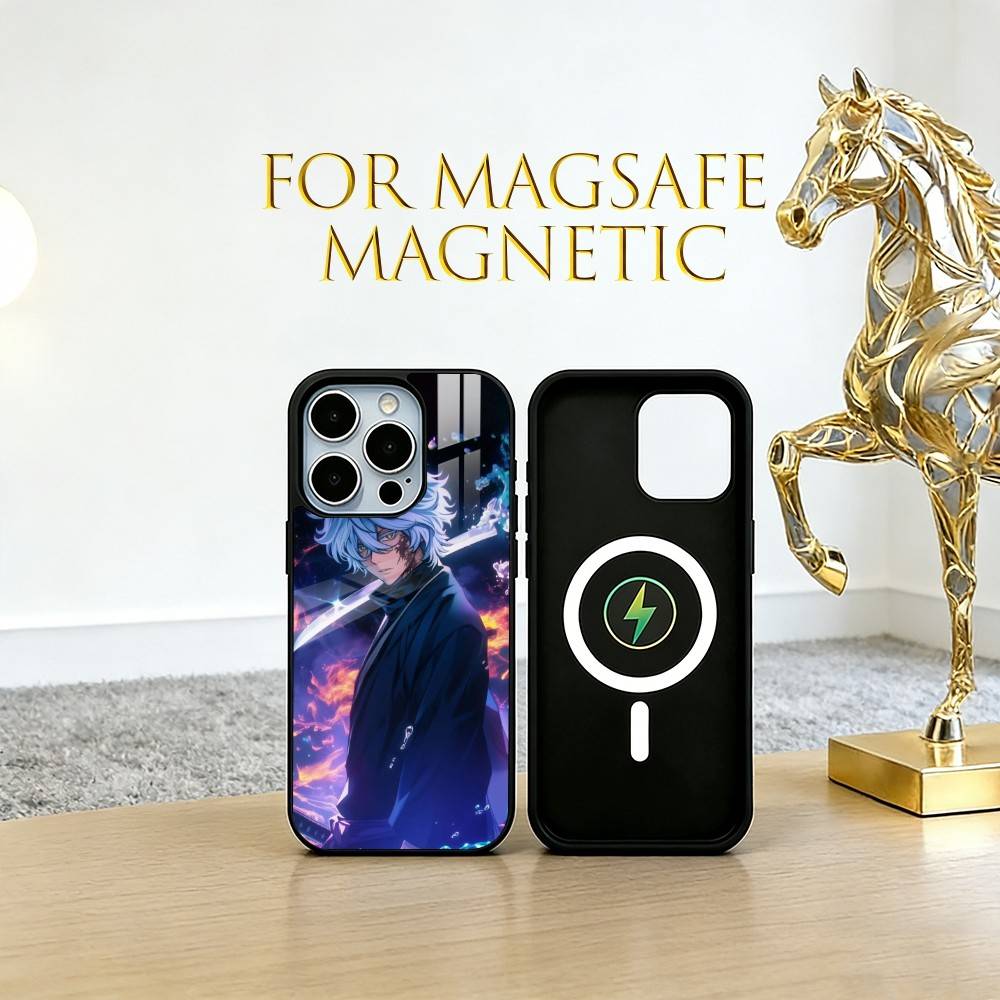 Gabimaru Phone Case For iPhone17,16,15,14,13,12,11 Plus,Pro Magnetic with Magsafe Wireless Charging