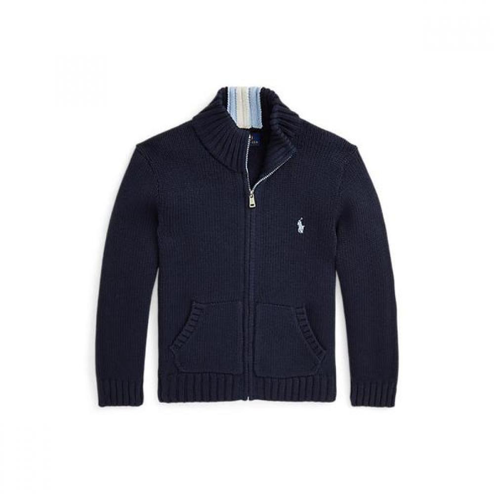 Polo Kids Boys Cotton Full Zip Sweater 2 7 Cwposweb6820541410 4