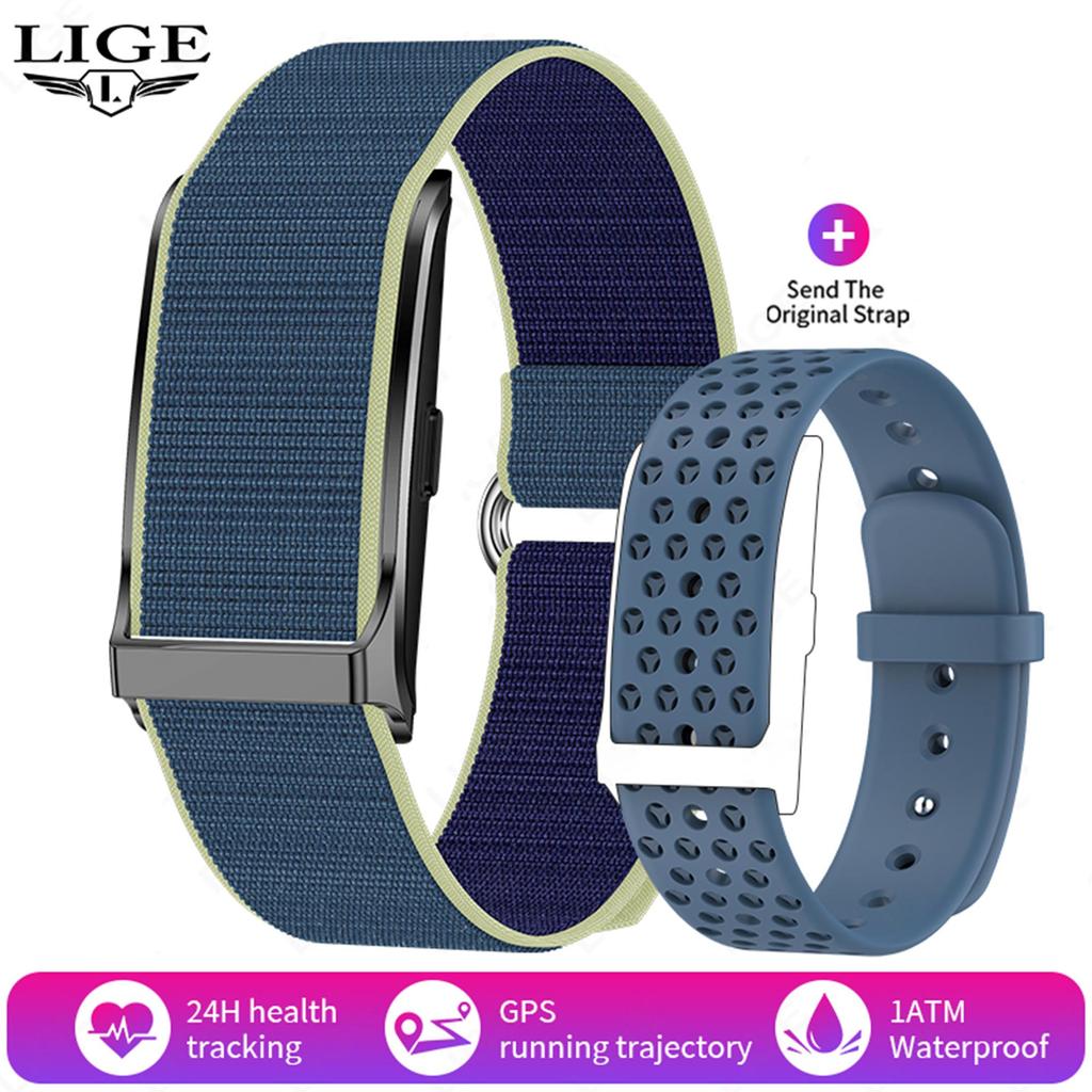 LIGE Novo Smartwatch Sem Tela Mulheres Esportes Monitoramento de Saúde Smart bracelet Homens Smart Watch