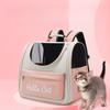 Pet Portable Cat Bag Portable Shoulder Foldable Bag Going Backpack Cartoon Cat Bag Dog Pet Backpack