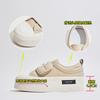Bread Shoes 2025 Spring New Thick-soled Little White Shoes Velcro Niche Casual Shoes Flat-soled Versatile Women's Shoes