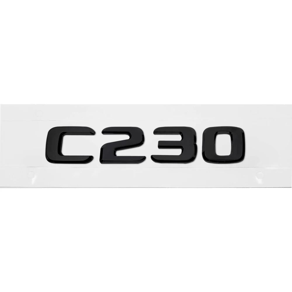 ABS Plastic C230 C250 C260 Trunk Rear Logo Badge Emblem Sticker For Mercedes Benz C Class W201 W202 W203 W204 W205 DF5