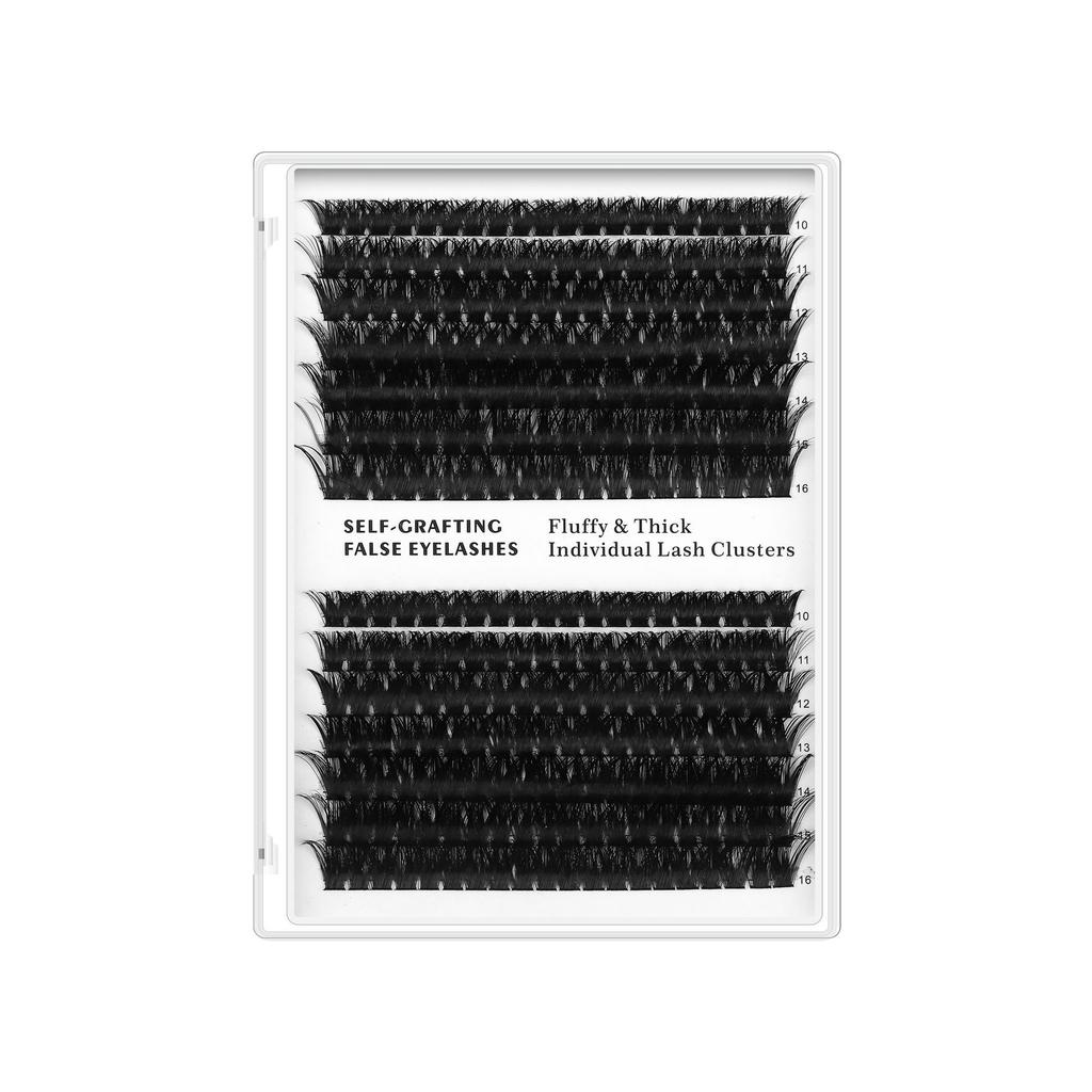 3D Messy Hot Melt Hair 80D Single Cluster False Eyelashes Planting False Eyelashes Diy Self-Grafting Eyelashes