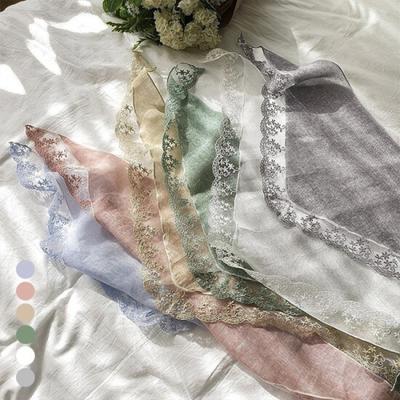 Olivier S cloSet Romantic Lace Linen Scarf O2604ac012b