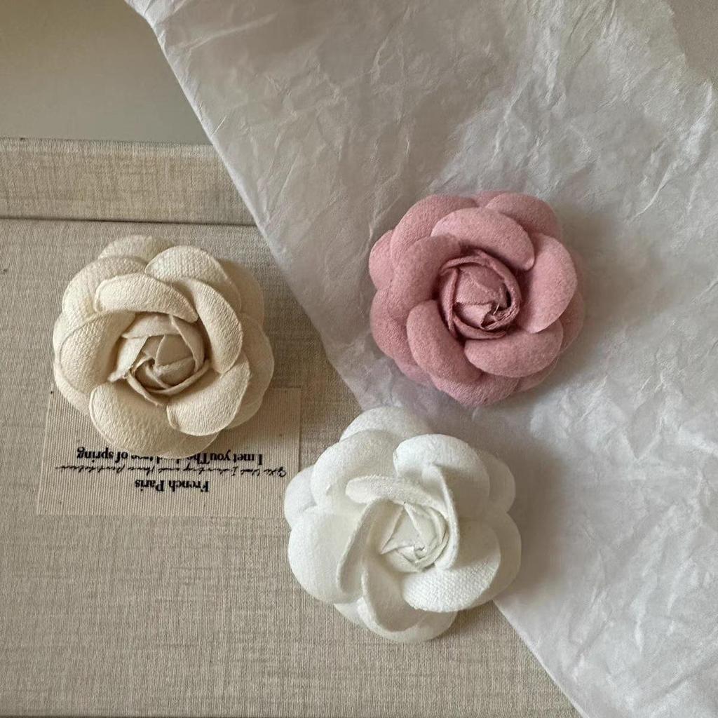 Elegante Franse Retro Camelia Broche Reversspeld