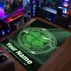 Crystal Velvet Rug Celtic FC Print Custom Name Text Floor Mat Home Decor