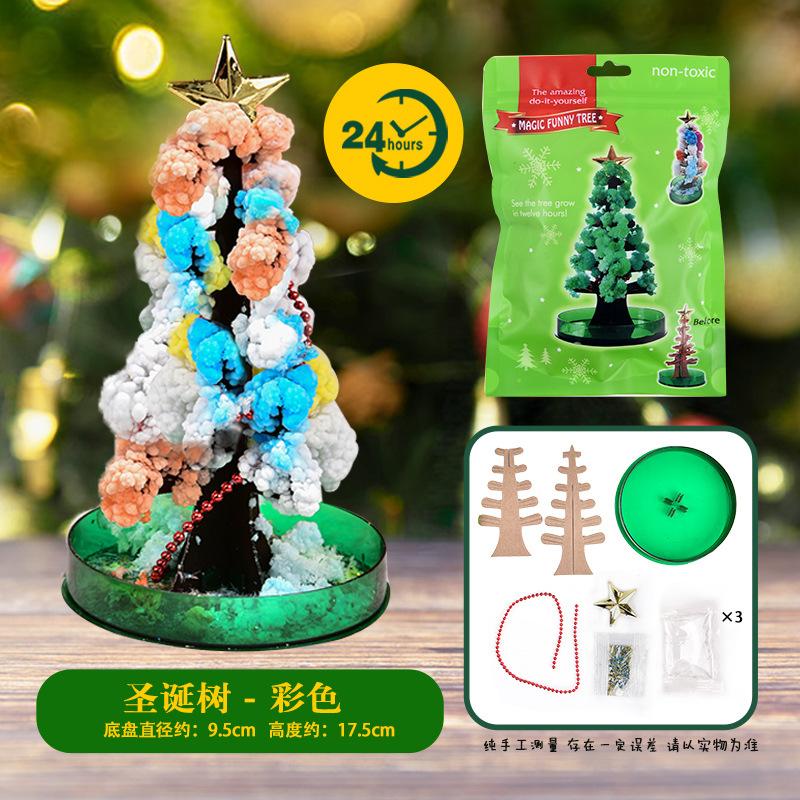 Funny Magic Growing Tree Paper Crystal Tree Desktop Cherry flower Toys for Christmas Perfect gift for kid and adult