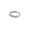 Ins Fashion Inspired Adjustable Open Ring With Charming Chain Design For Womens Wear Casual