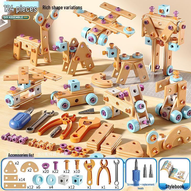 Kids  Pretend Play Tool Set with Electric Drill for Assembly & Repair.